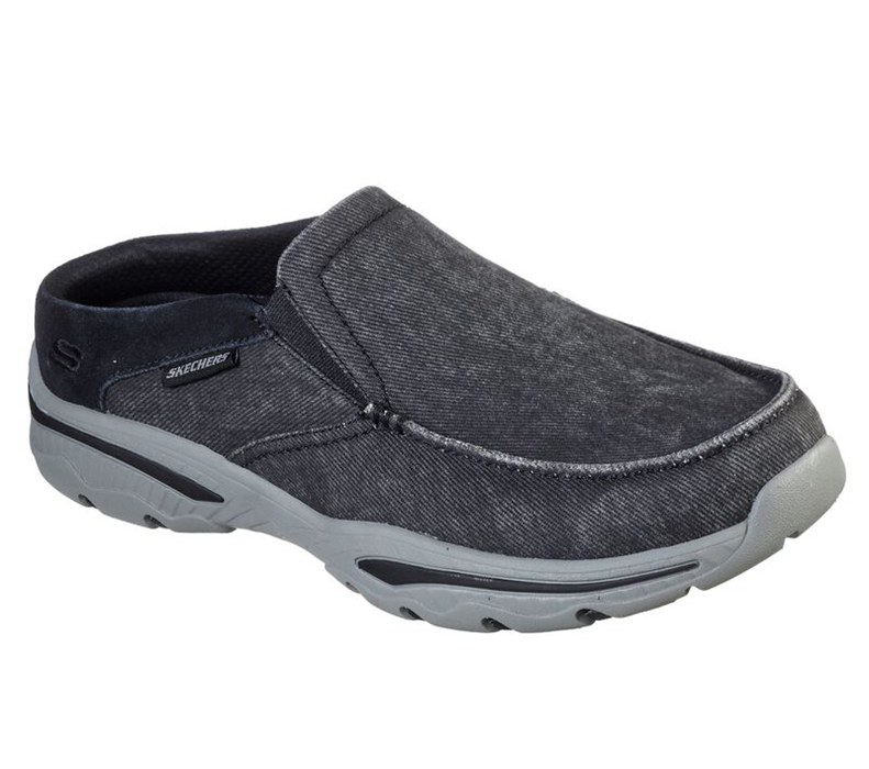 Skechers Relaxed Fit: Creston - Backlot - Mens Casual Shoes Black [AU-HM6341]